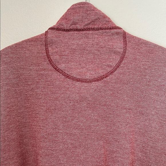 Izod Saltwalter Men's Red Quarter-Zip Sweater - Picture 7 of 8